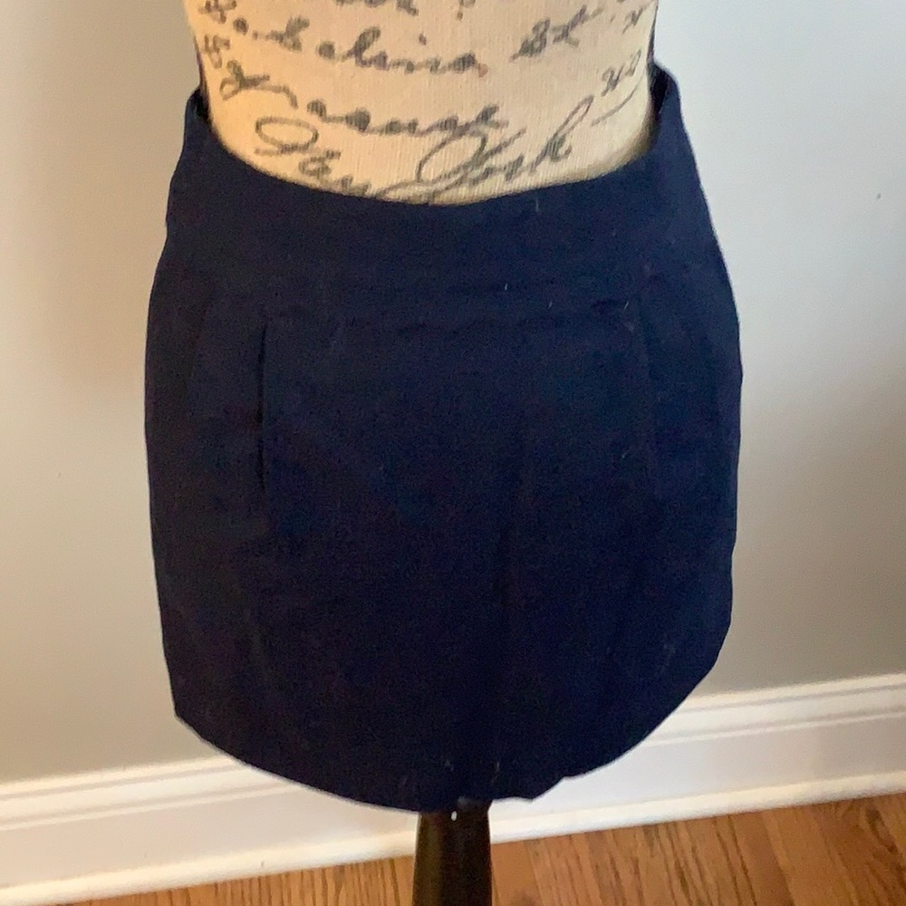 J. Crew Navy Skirt